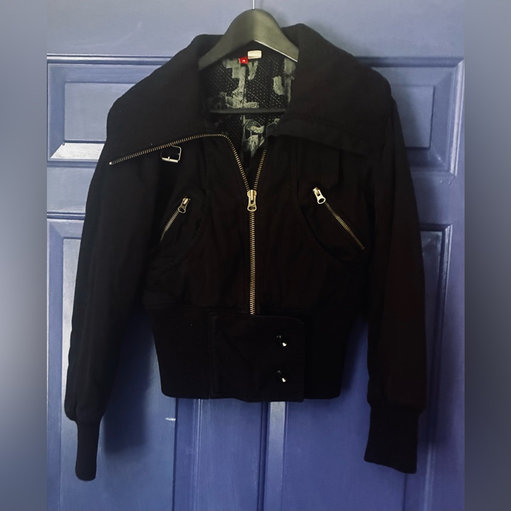 H&M Black Women's bomber Jacket